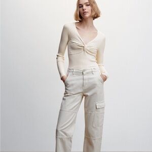 NWT! MANGO RIBBED TOP 💘